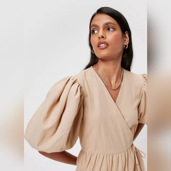 NWT Nasty Gal Wrap Dress - Picture 2 of 7